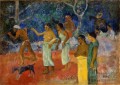 Escenas de la vida tahitiana Postimpresionismo Primitivismo Paul Gauguin